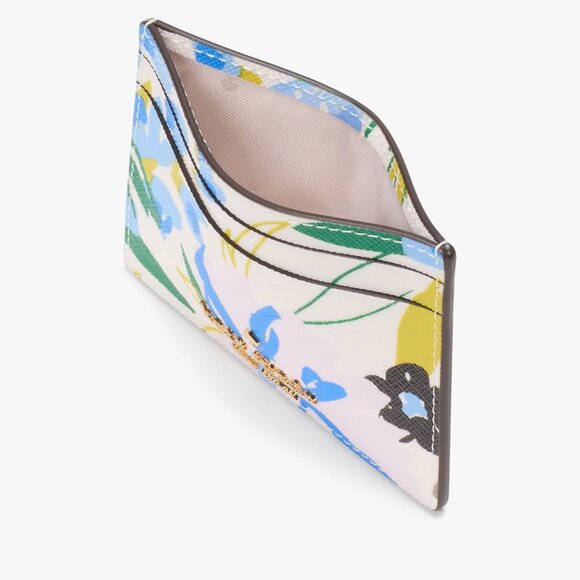 NWT Boxed Madison Floral Small Slim Card Holder - Picture 3 of 4